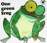 Cover of: One Green Frog (A Poke & Look Book)