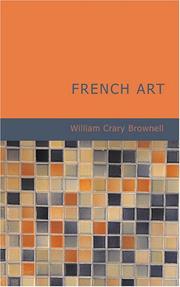 French Art by William Crary Brownell