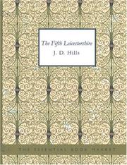 Cover of: The Fifth Leicestershire (Large Print Edition) by J.D. Hills