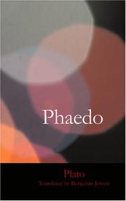 Cover of: Phaedo by Πλάτων