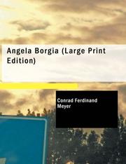 Angela Borgia by Conrad Ferdinand Meyer