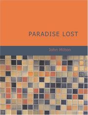 Cover of: Paradise Lost (Large Print Edition) by John Milton