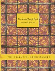 Cover of: The Second Jungle Book (Large Print Edition) by Rudyard Kipling