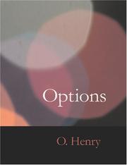 Cover of: Options (Large Print Edition) by O. Henry