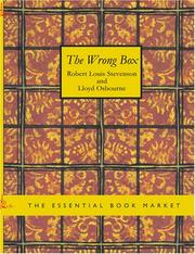 Cover of: The Wrong Box (Large Print Edition) by Robert Louis Stevenson, Robert Louis Stevenson