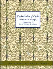 Cover of: The Imitation of Christ (Large Print Edition) by Thomas à Kempis
