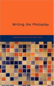 Cover of: Writing the Photoplay