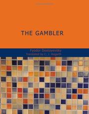 Cover of: The Gambler by Фёдор Михайлович Достоевский
