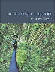 Cover of: On the Origin of Species (Large Print Edition) by Charles Darwin