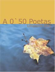 Cover of: A &apos;50 poeta (Large Print Edition) by Leopoldo Alas, Leopoldo Alas