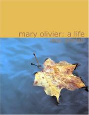 Cover of: Mary Olivier, a life