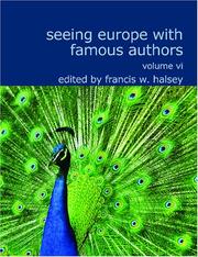 Cover of: Seeing Europe with Famous Authors Volume 6 (Large Print Edition): Germany Austria-Hungary and Switzerland part 2