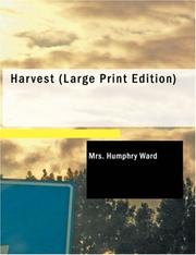 Cover of: Harvest (Large Print Edition) by Mary Augusta Ward