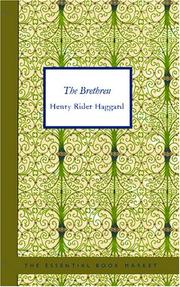 Cover of: The Brethren by H. Rider Haggard