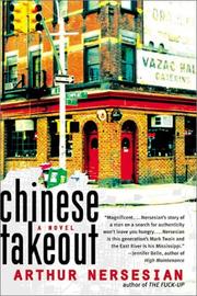 Cover of: Chinese takeout by Arthur Nersesian