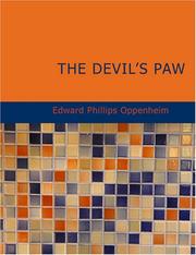 Cover of: The Devil&apos;s Paw (Large Print Edition) by Edward Phillips Oppenheim, Edward Phillips Oppenheim