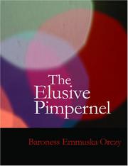 Cover of: The Elusive Pimpernel (Large Print Edition) by Emmuska Orczy, Baroness Orczy