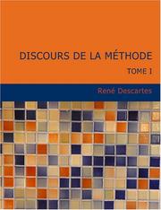 Cover of: Discours de la Méthode by René Descartes