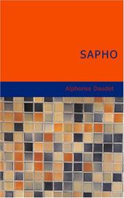 Cover of: Sapho by Alphonse Daudet