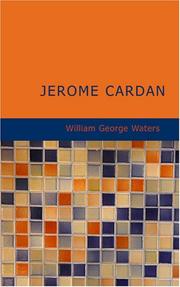 Cover of: Jerome Cardan by William George Waters