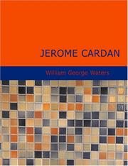 Cover of: Jerome Cardan (Large Print Edition): A Biographical Study