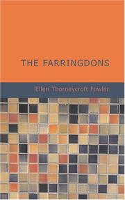 Cover of: The Farringdons by Ellen Thorneycroft Fowler