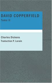 Cover of: David Copperfield, Tome II by 