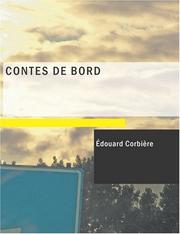 Cover of: Contes de bord (Large Print Edition) by Edouard Corbière, Edouard Corbiere