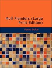 Cover of: Moll Flanders (Large Print Edition) by Daniel Defoe