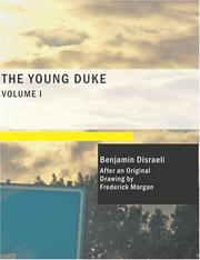 Cover of: The Young Duke Volume 1 (Large Print Edition) by Benjamin Disraeli