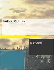 Cover of: Daisy Miller (Large Print Edition) by Henry James
