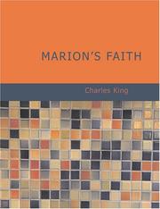 Cover of: Marion's Faith (Large Print Edition): A Sequel to the Colonel's Daughter.