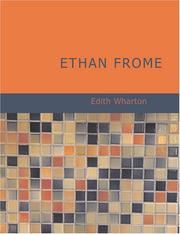 Cover of: Ethan Frome (Large Print Edition) by Edith Wharton