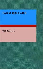 Cover of: Farm Ballads by Will Carleton