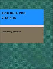 Cover of: Apologia pro Vita Sua (Large Print Edition) by John Henry Newman