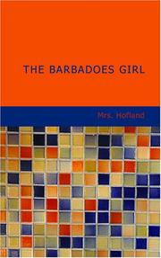 Cover of: The Barbadoes Girl by Barbara Wreaks Hoole Hofland