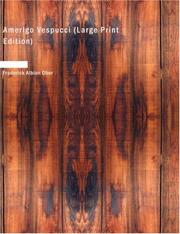 Cover of: Amerigo Vespucci (Large Print Edition)