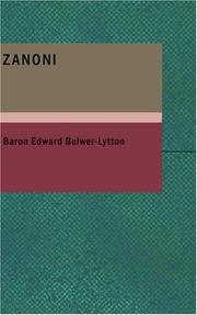 Cover of: Zanoni by Edward Bulwer Lytton, Baron Lytton