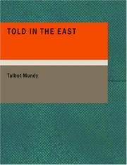 Cover of: Told in the East (Large Print Edition) by Talbot Mundy, Talbot Mundy