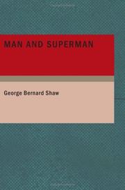 Cover of: Man and Superman (Large Print Edition) by George Bernard Shaw, George Bernard Shaw