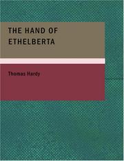 Cover of: The Hand of Ethelberta (Large Print Edition) by Thomas Hardy