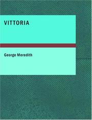 Cover of: Vittoria (Large Print Edition) by George Meredith