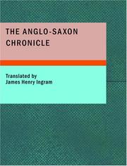 Cover of: The Anglo-Saxon Chronicle (Large Print Edition)