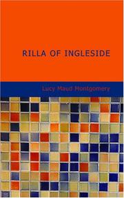 Cover of: Rilla of Ingleside by Lucy Maud Montgomery