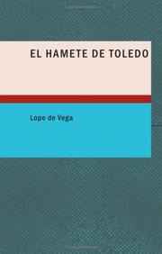 Cover of: El Hamete de Toledo by Lope de Vega