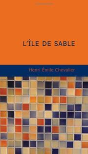 Cover of: L'île de sable by H. Emile Chevalier
