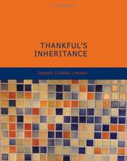 Cover of: Thankful's Inheritance by Joseph Crosby Lincoln