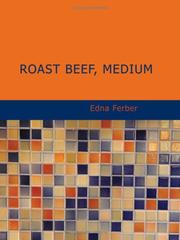 Cover of: Roast Beef Medium (Large Print Edition) by Edna Ferber