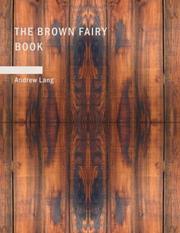 Cover of: The Brown Fairy Book (Large Print Edition) by Andrew Lang