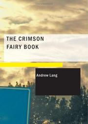 Cover of: The Crimson Fairy Book | Andrew Lang